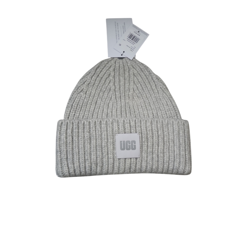 UGG Men's Chunky Rib Beanie(Light Grey)